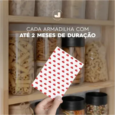 3-Jimo Antitraca de Alimentos com 2 Armadilhas