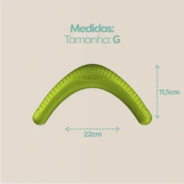 Medidas-do-Brinquedo-Mordedor-Boomerang-Stark-Pet-Verde-tamanho-G