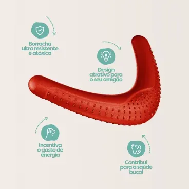 Beneficois-do-Brinquedo-Mordedor-Boomerang-Stark-Pet-Vermelho