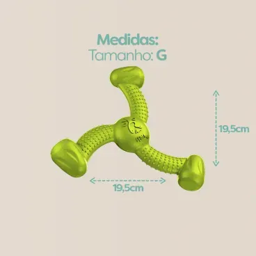 Medidas-do-Brinquedo-Mordedor-Rokka-Stark-Pet-Verde-tamanho-G