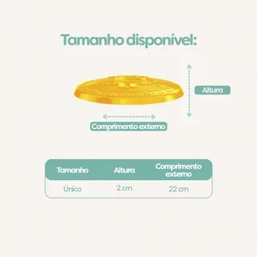 Tamanho-disponivel-do-Brinquedo-Fresbee-Bitcoin-Stark-Pet-Amarelo