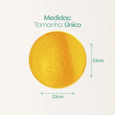 Medidas-do-Brinquedo-Fresbee-Bitcoin-Stark-Pet-Amarelo