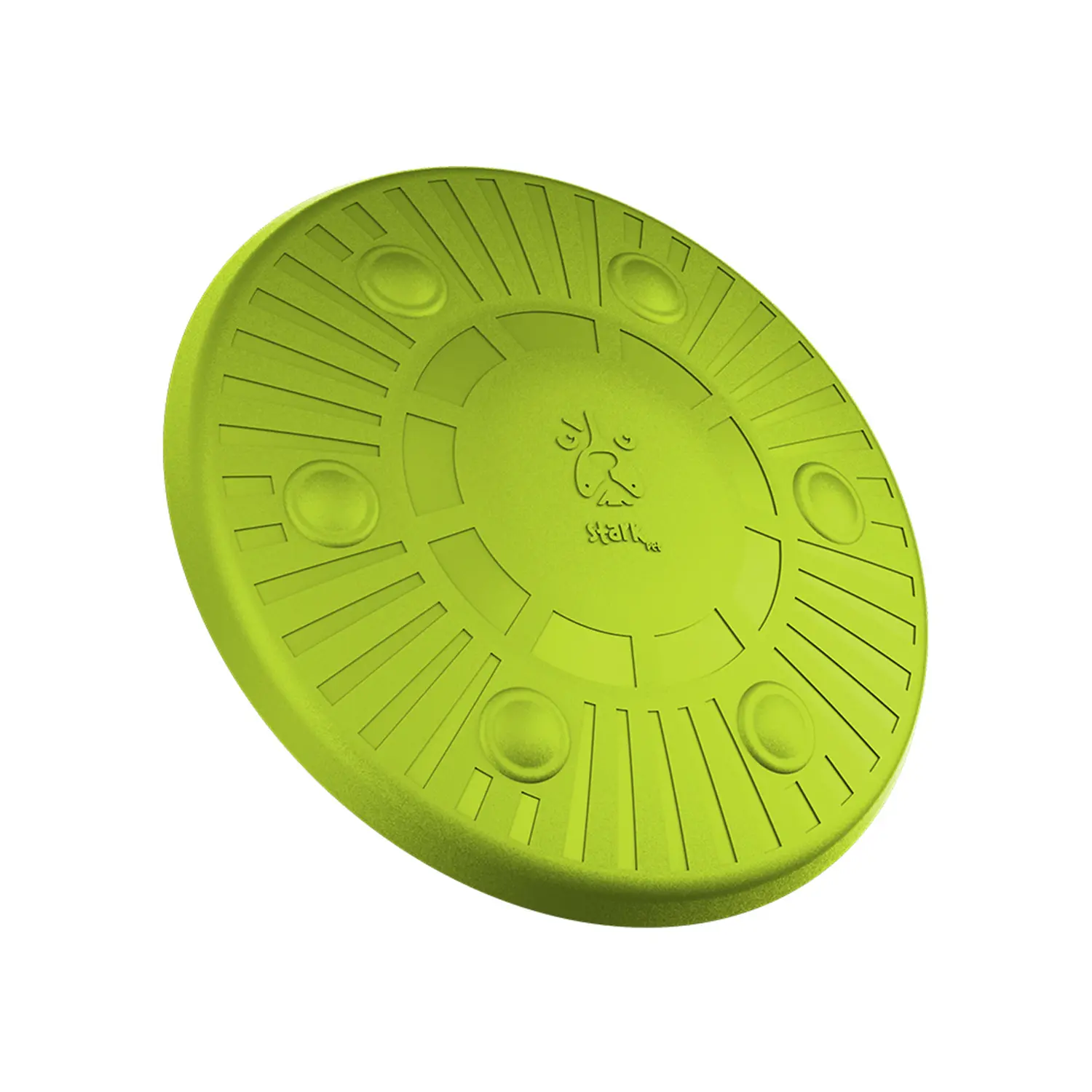 Brinquedo-Fresbee-Disco-Voador-Stark-Pet-Verde-de-lado