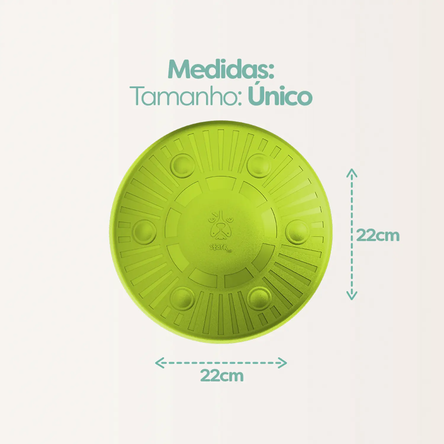 Medidas-do-Brinquedo-Fresbee-Disco-Voador-Stark-Pet-Verde