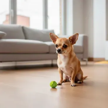 Pet-mini-com-o-Brinquedo-Bola-Macica-Rocky-Ball-Stark-Pet-Verde