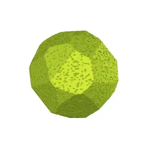 Brinquedo Bola Maciça Rocky Ball Stark Pet Verde
