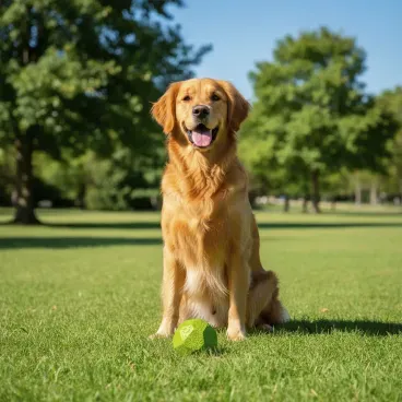 Pet-de-grande-porte-com-o-Brinquedo-Bola-Macica-Rocky-Ball-Stark-Pet-Verde