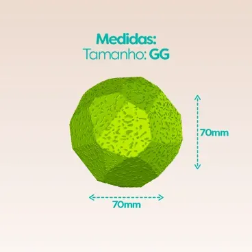 Medidas-do-Brinquedo-Bola-Macica-Rocky-Ball-Stark-Pet-Verde-tamanho-70mm