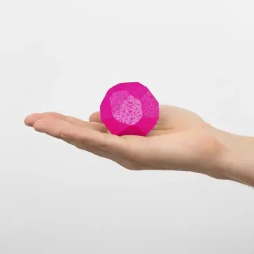 Brinquedo-Bola-Macica-Rocky-Ball-Stark-Pet-Rosa-tamanho-40mm-na-palma-da-mao