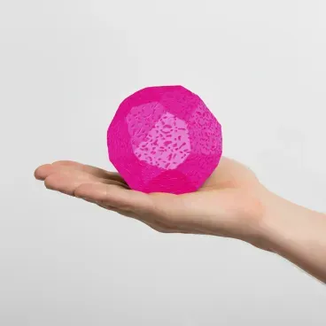 Brinquedo-Bola-Macica-Rocky-Ball-Stark-Pet-Rosa-70mm-na-palma-da-mao