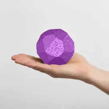 Brinquedo-Bola-Macica-Rocky-Ball-Stark-Pet-Roxo-70mm-na-palma-da-mao