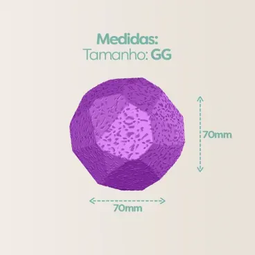 Medidas-do-Brinquedo-Bola-Macica-Rocky-Ball-Stark-Pet-Roxo-tamanho-70mm