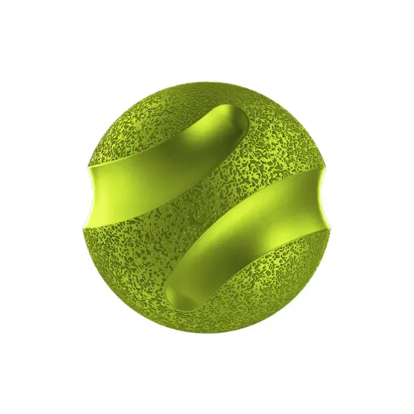 Brinquedo Bola Maciça Slim Ball Stark Pet Verde 50 mm