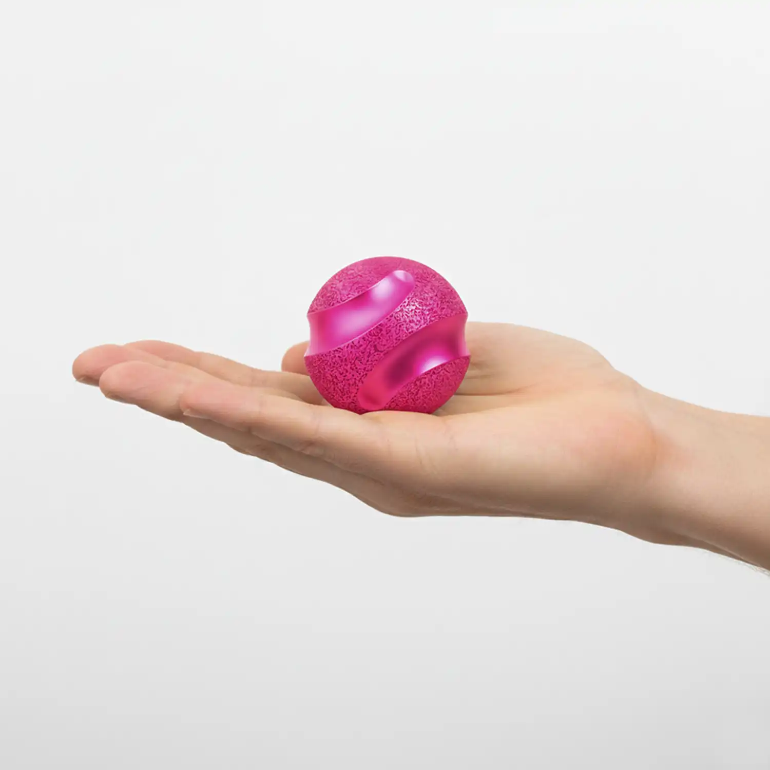 Brinquedo Bola Maciça Slim Ball Stark Pet Rosa
