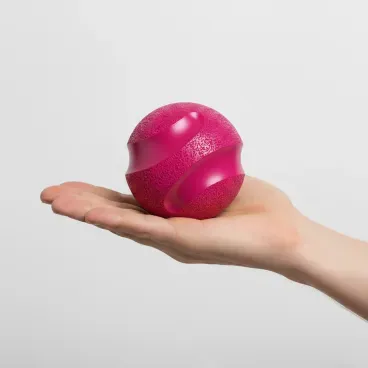 Brinquedo-Bola-Macica-Slim-Ball-Stark-Pet-Rosa-70mm-na-palma-da-mao