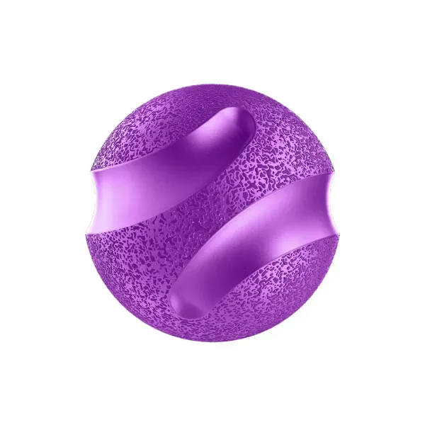 Brinquedo Bola Maciça Slim Ball Stark Pet Roxo 70 mm