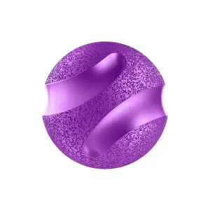 Brinquedo Bola Maciça Slim Ball Stark Pet Roxo