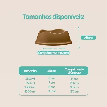 Tamanhos-diponiveis-do-Comedouro-Bowl-Antiderrapante-Stark-Pet-Bege