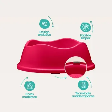 Detalhes-do-Comedouro-Bowl-Antiderrapante-Stark-Pet-Magenta