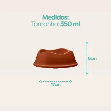 Medidas-do-Comedouro-Bowl-Antiderrapante-Stark-Pet-Cobre-de-350-ml
