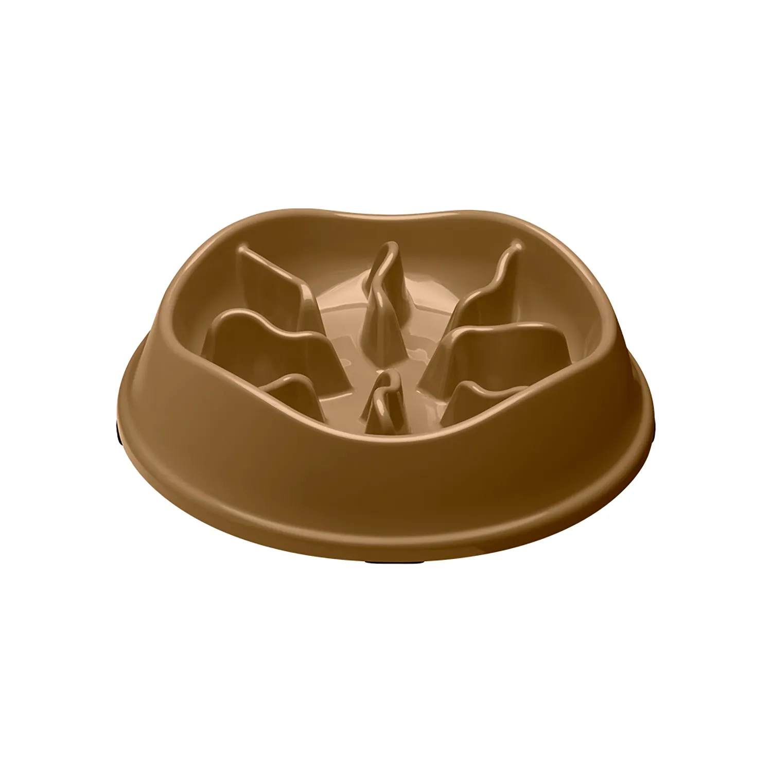 Comedouro-Lento-com-Labirinto-Stark-Pet-Bege
