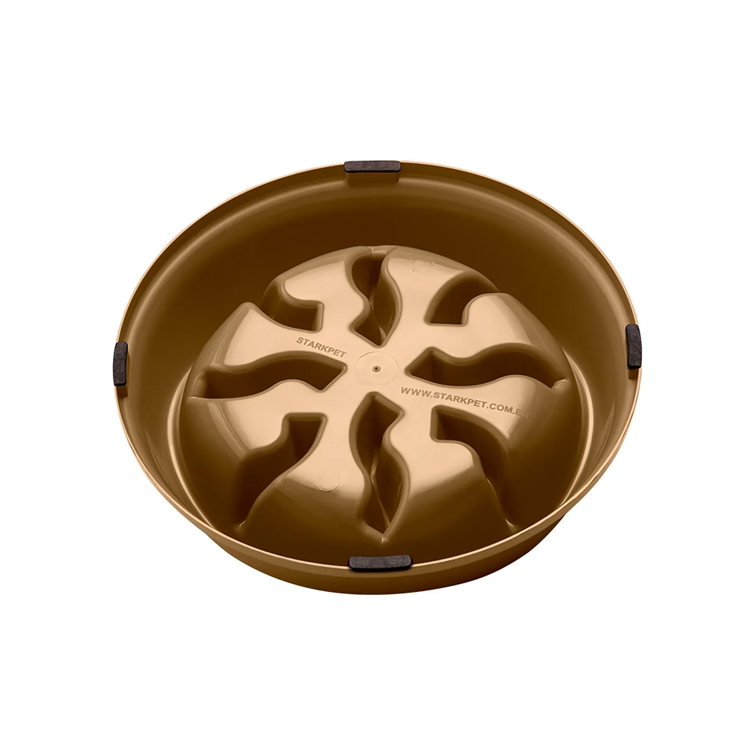 Parte-de-baixo-do-Comedouro-Lento-com-Labirinto-Stark-Pet-Bege