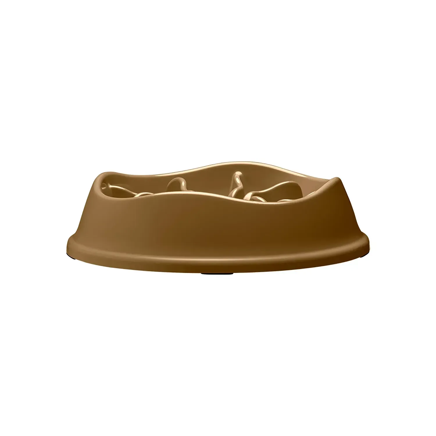 Detalhes-do-Comedouro-Lento-com-Labirinto-Stark-Pet-Bege-de-lado