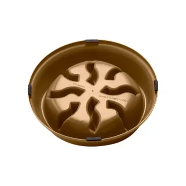 Parte-de-baixo-do-Comedouro-Lento-com-Labirinto-Stark-Pet-Bege