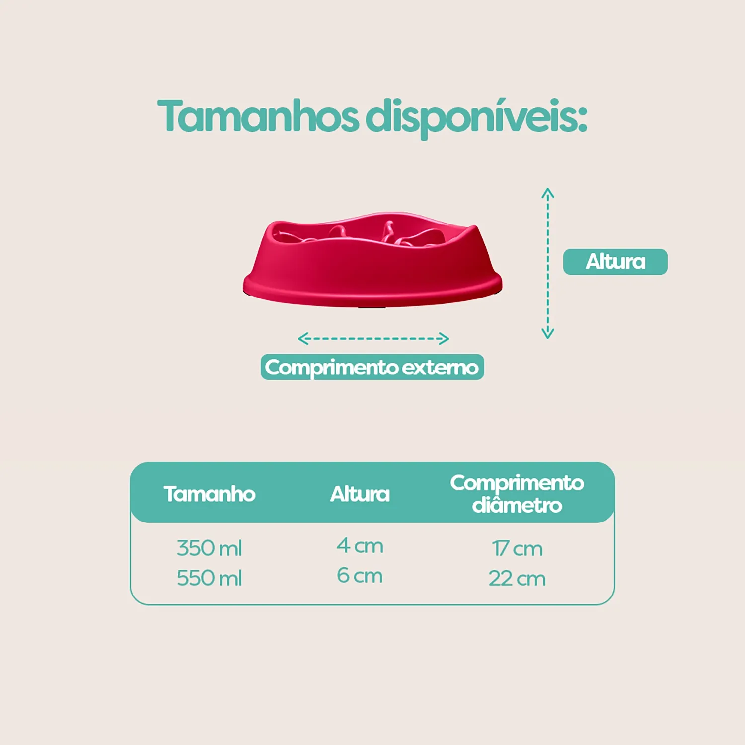 Comedouro Lento com Labirinto Stark Pet Magenta