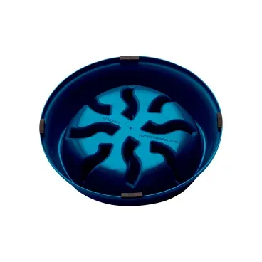 Parte-de-baixo-do-Comedouro-Lento-com-Labirinto-Stark-Pet-Azul