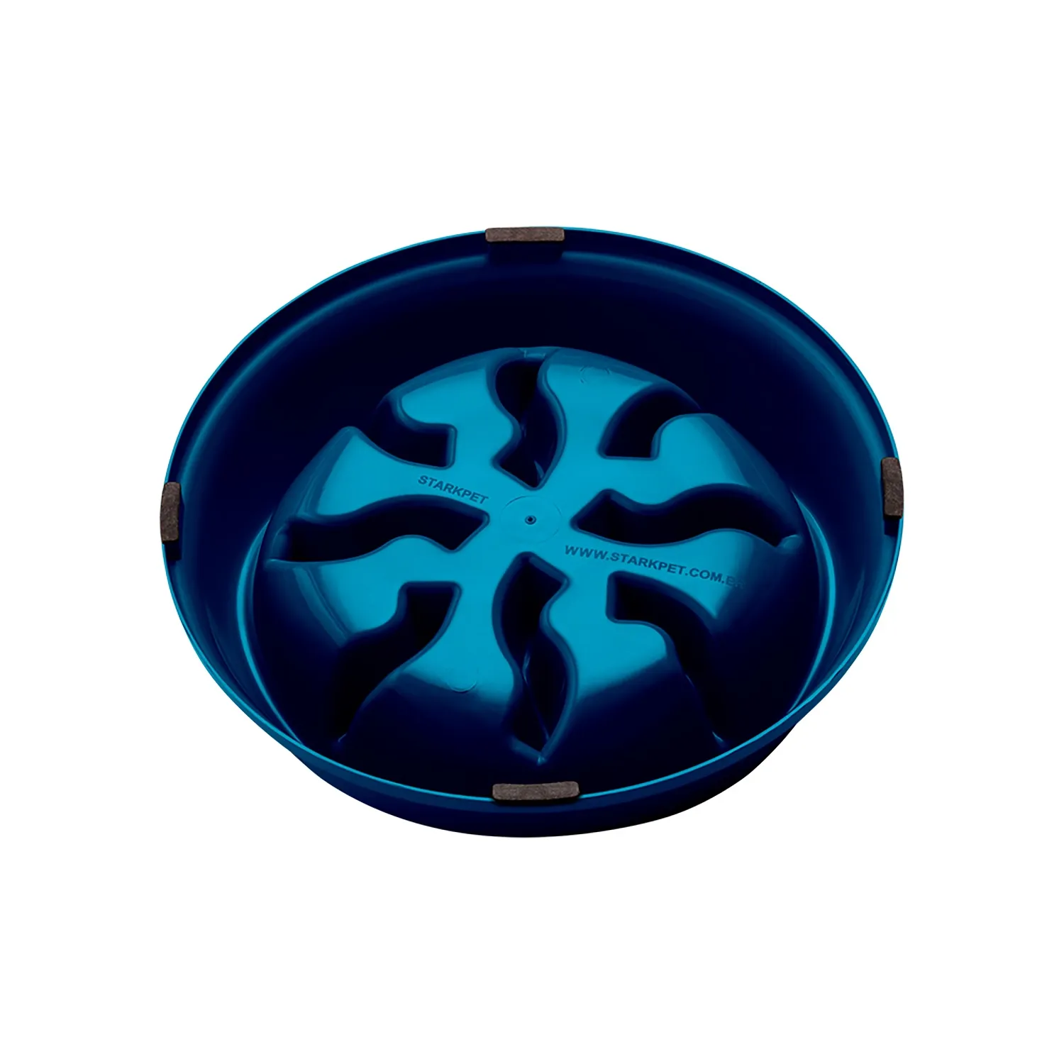 Comedouro Lento com Labirinto Stark Pet Azul Comedouro Lento com Labirinto Stark Pet Azul