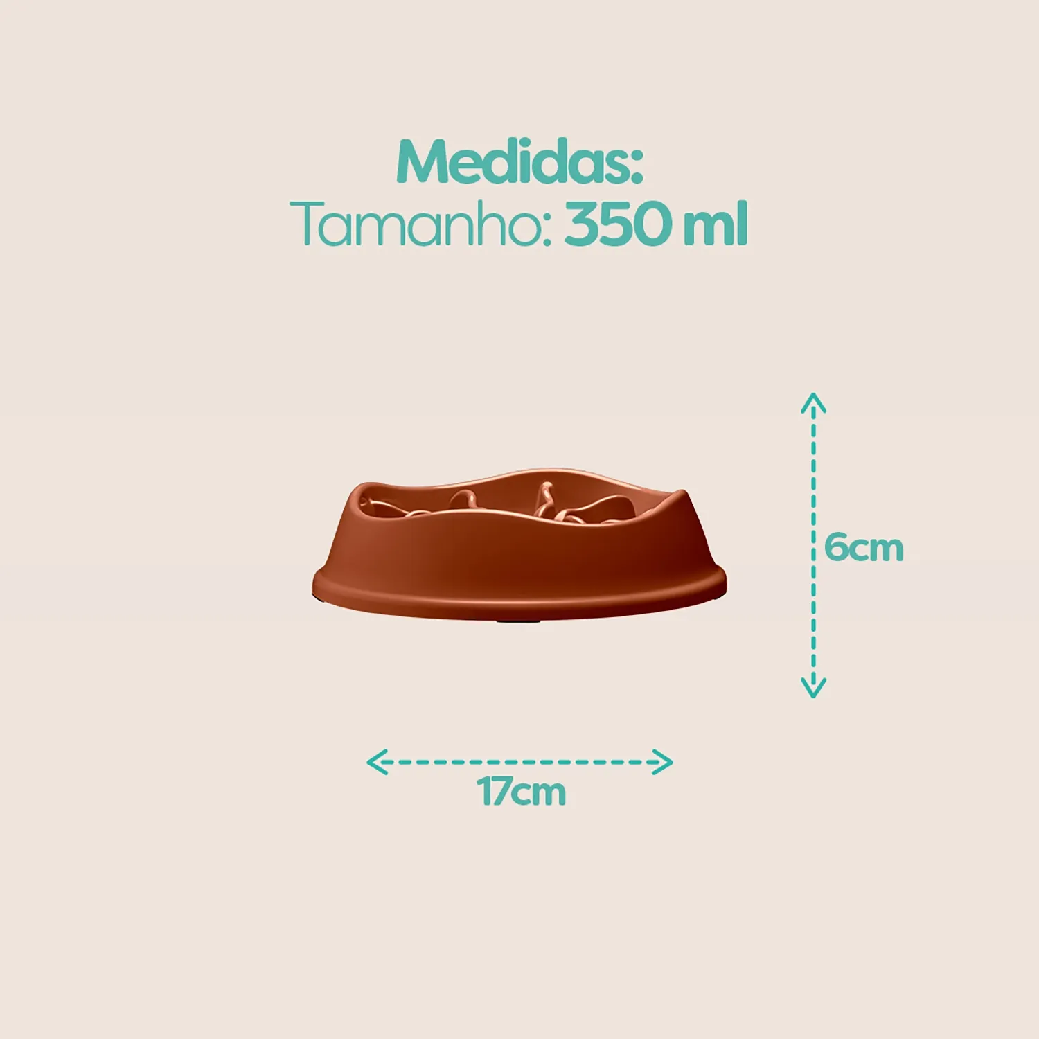 Medidas-do-Comedouro-Lento-com-Labirinto-Stark-Pet-Cobre-de-350ml