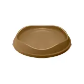 Comedouro Raso para Gatos Stark Pet Bege