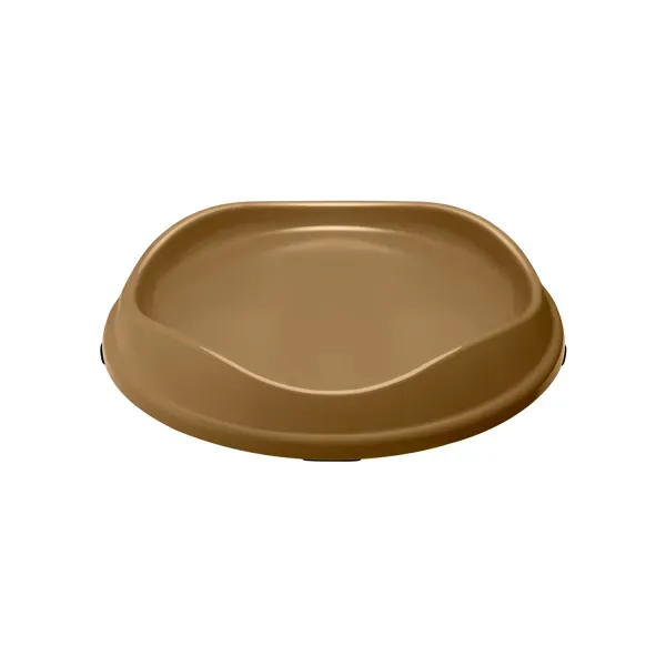 Comedouro Raso para Gatos Stark Pet Bege Único