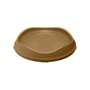 Comedouro Raso para Gatos Stark Pet Bege - Único