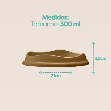 Tamanhos-disponiveis-do-Comedouro-Raso-para-Gatos-Stark-Pet-Bege
