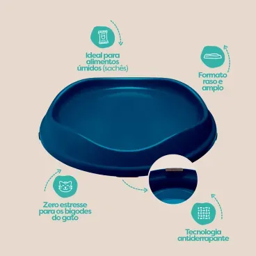 Beneficios-do-Comedouro-Raso-para-Gatos-Stark-Pet-Azul