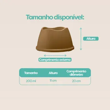 Tamanho-disponivel-do-Comedouro-Ergonomico-para-Gatos-Stark-Pet-Bege