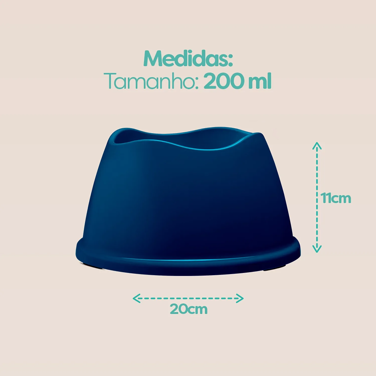 Comedouro Ergonômico para Gatos Stark Pet Azul
