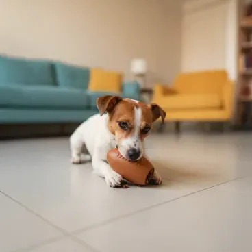 Pet-de-pequeno-porte-com-o-Brinquedo-Recheavel-Bola-Americana-Stark-Pet-Cobre