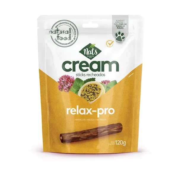 Sticks Recheados para Cães Cream Relax-Pro Nats 120g