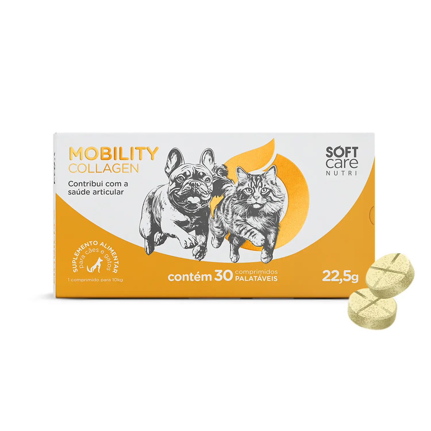 Suplemento Alimentar Soft Care Nutri Mobility Collagen