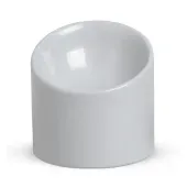 Comedouro Porcelana Alto Postura Correta Branco