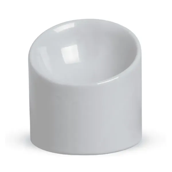 Comedouro Porcelana Alto Postura Correta Branco 150 ml