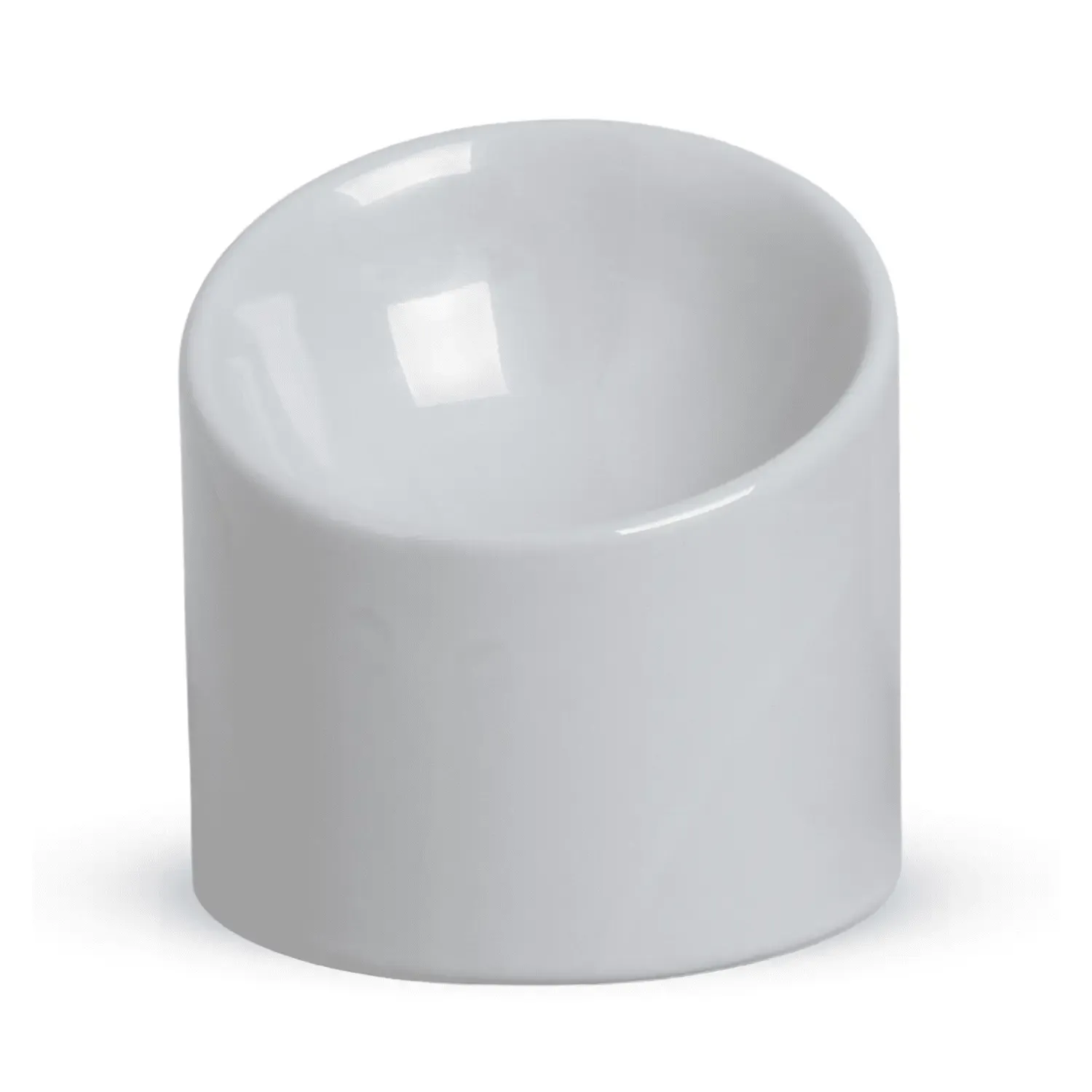 Comedouro Porcelana Alto Postura Correta Branco