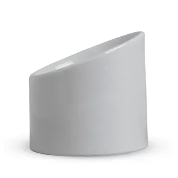 Comedouro-Alto-Ceramica-Regina-Branco-de-lado