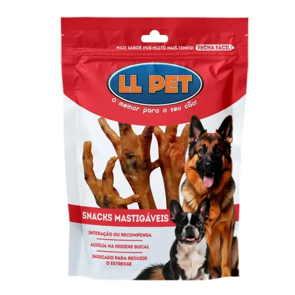 Petisco Pé de Galinha Desidratado LL Pet Único
