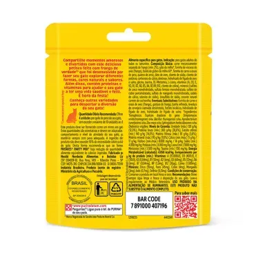 3-Petisco Friskies Party Mix Frango 40g