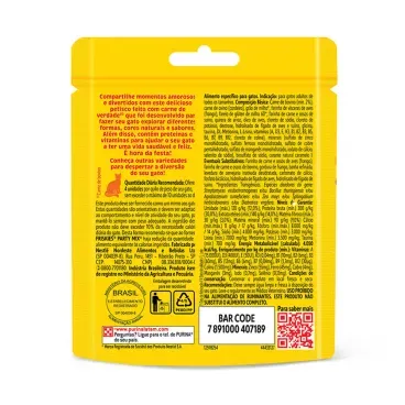 3-Petisco Friskies Party Mix Carne 40g