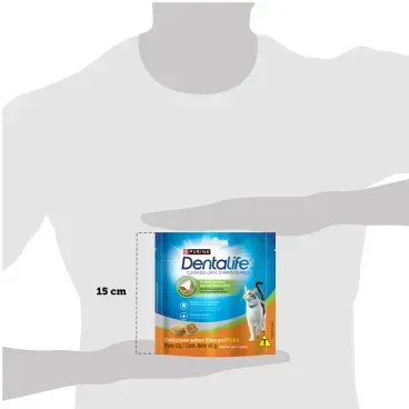 9-Petisco DentaLife Gatos Adultos 40g
